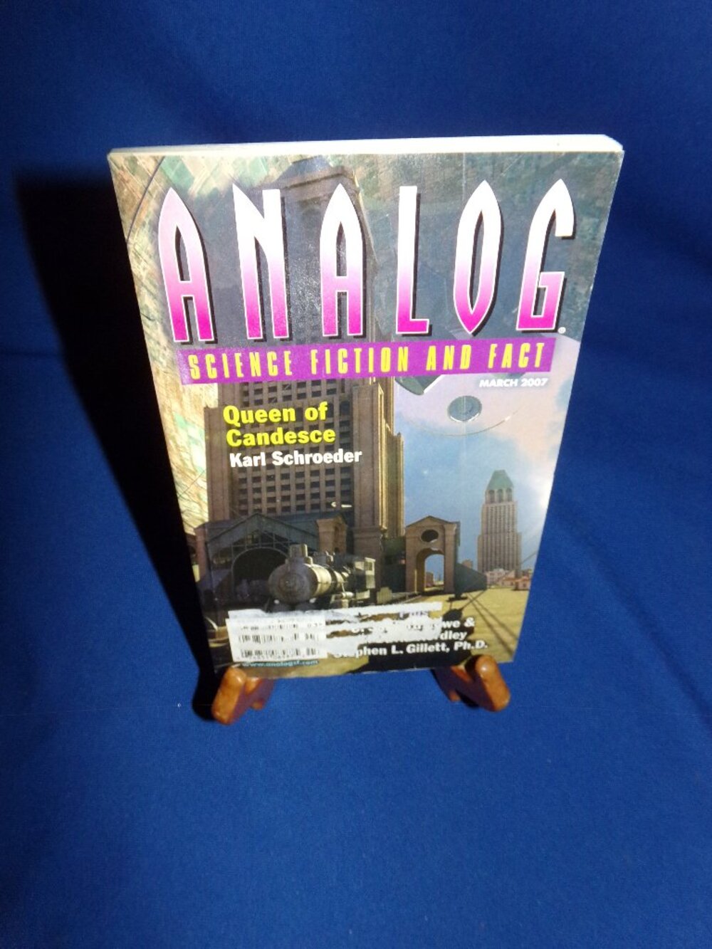 Vintage Analog Magazine: Science Fiction and Fact - March 2007 - Date Misprint